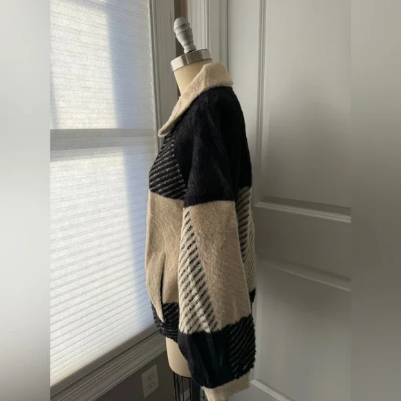 NVLT Eyelash Knit Bomber Coatigan - Picture 7 of 10